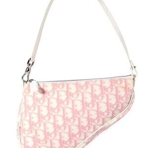 Vintage pink Diorissimo Saddle bag
